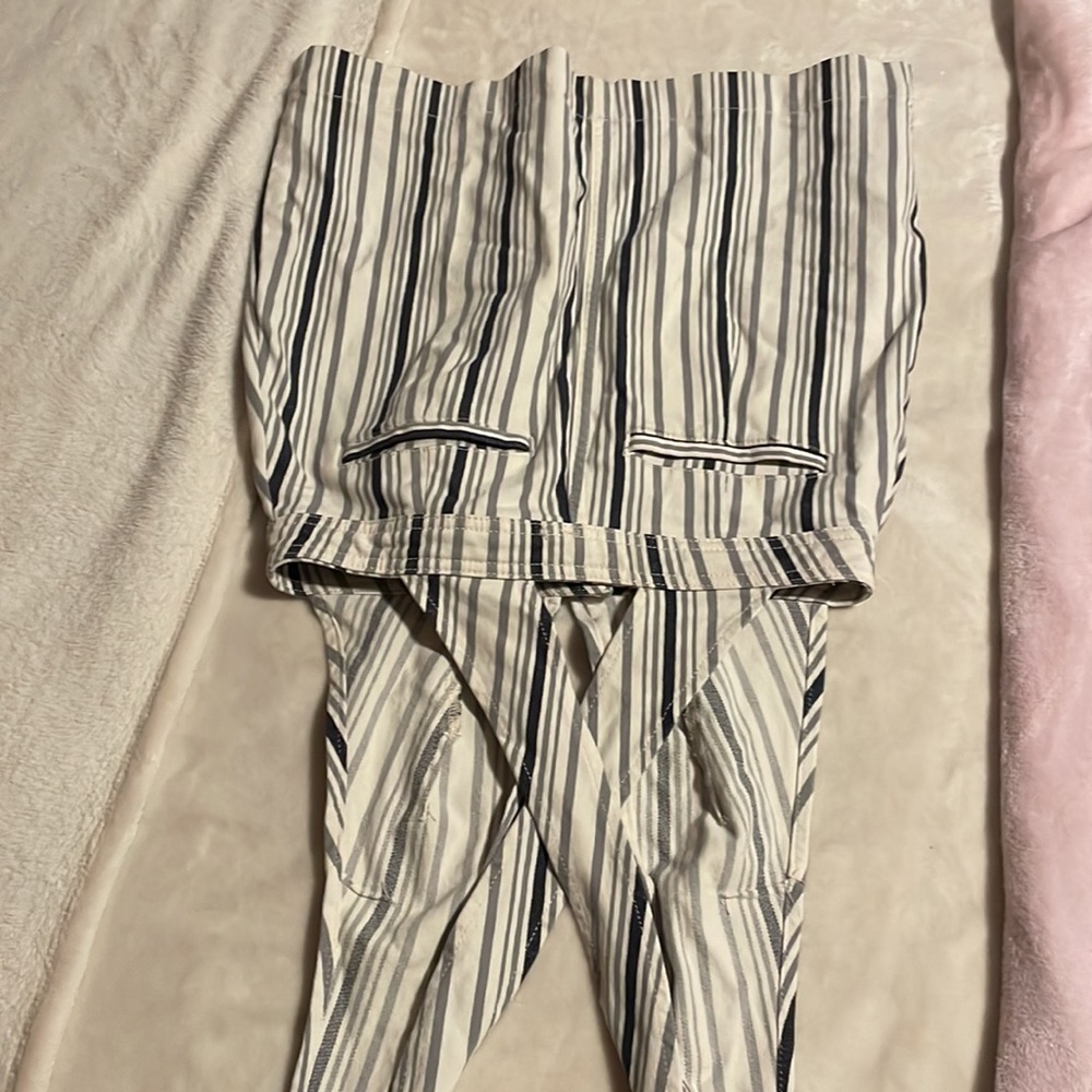 Free People Old School Love striped jumper overall dress - Picture 5 of 7